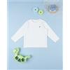 Prénatal T-shirt bimbo tinta unita bianco