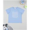 Prénatal T-shirt bimbo azzurra stampa rilievo