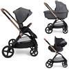 Chicco Trio mysa black satin grand confort con first seat recline - chicco