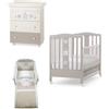 italbaby SET 3 Pz BABY RE TORTORA -LETTO+BAGNETTO+PIUMONE - italbaby