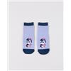 Prénatal Antiscivolo bimba lilla/blu con pinguino