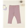 Prénatal Leggings bimba total rosa antico con fiocco