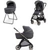 Inglesina Electa system duo - garage grey con telaio bronze - inglesina