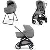 Inglesina Aptica system duo - crystal grey con telaio litio - inglesina