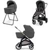 Inglesina Aptica system duo - marble grey con telaio palladio - inglesina