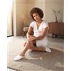 Prénatal Pantofole donna beige fiori allover