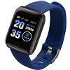 Jectse Smart Watch, Smartwatch HD da 1,44 Pollici per Uomo e Donna, Fitness Tracker Impermeabile con Monitoraggio del Sonno, modalità Sportive Multiple, Contapassi, Braccialetto (BLUE)