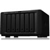 Synology - Soluzione di archiviazione centralizzata Nas DS1621+ 6bay, 4GB RAM, 4X GBE