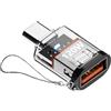 kwoifioy Piccolo Adattatore Con Indicatori Luce USB C Maschio A USB 3.2 Femmina Adattatore 120W Adattatore di Ricarica Convertitore