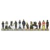 Italfama Samurai Scacchi Pezzi Set Dipinto a Mano Resina 8cm King By Italfama Italia