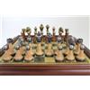 Italfama Set Di Scacchi In Metallo E Legno Italfama Con Tavola In Legno Effetto Ottone