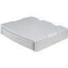 HAN MONITOR STAND 9250-11 - Supporto professionale per monitor, con 1 cassetto, stabile e impilabile, colore: Grigio