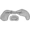 Boppy Cuscino gravidanza modulabile CUSTOM FIT TOTAL BODY PILLOW CRISS CROSS GREY - BOPPY