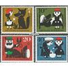 Prophila Collection GermaniaD (Germania.Germania) 340-343 (Completa Edizione) MNH ** MNH 1960 Grimm Fairytale - Little Red Riding Hood (Francobolli per i Collezionisti) Fiabe/miti/Leggende