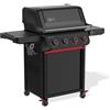 WEBER Barbecue A Gas Spirit EPX-435R Stealth Edition Con Girarrosto Total Black