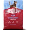 CARNILOVE Active Cat Salmon and Turkey Adult 2 kg salmone e tacchino, per tutti i gatti adulti