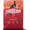 CARNILOVE Active Cat Beef and Venison Sterilised 2 kg manzo e selvaggina, per gatti sterilizzati