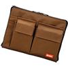 Lihit Lab Teffa Bag in Bag - Size A5 (10 X 7.1) - Brown [Office Product]
