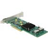 Delock - Speicher-Controller - 8 Sender/Kanal - SATA 6Gb/s / SAS - Low-Profile - PCIe 2.0 x8