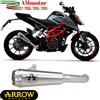 Arrow KTM Duke 125 2021 Terminale Di Scarico Per Moto Slip-On Pro-Race Acciaio