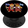 Scotland Democratic Republic of Congo Ro Bandiera Scozia Repubblica Democratica del Congo Scozzese PopSockets PopGrip Adesivo