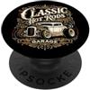 Jeff Hobrath Arte automobilistica americana retrò classica Hotrod Garage PopSockets PopGrip Adesivo