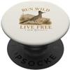 New Mexico Territory Symbols Gifts & Tee Run Wild Live Free New Mexico PopSockets PopGrip Adesivo