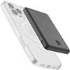 Cellularline Power Bank MAGSAFE 5.000 mAh Nero, fino a 36 ore di autonomia, Ricarica Wireless 7.5W, Compatibile con iPhone (da iPhone 12), Design Soft Touch, Ricarica USB-C rapida, Cavo USB-C incluso