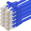 1aTTack.de - Cavo di rete LAN - 3.0m - Gigabit RJ45 - 10 pezzi - blu | Cavo patch Ethernet per reti Gigabit, collega router, modem, switch, PC e console con connettori RJ45