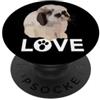 Home Pet Friend Designs Bunny Love Rabbit Amante della casa PopSockets PopGrip Adesivo