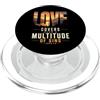 Love Covers Sins Peter 4 8 Bible Verse T Love Covers Sins Peter 4 8 Versi della Bibbia PopSockets PopGrip per MagSafe