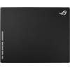 ASUS ROG NH04 ROG Moonstone ACE Tappetino per mouse da gioco, 50 x 40 x 0,4 cm, di grandi dimensioni, superficie ultra liscia, vetro temperato, giochi Esports e FPS, nero