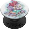 Disney The Little Mermaid Ariel Watercolor Shell PopSockets PopGrip Adesivo