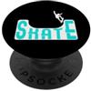 skating board inline roller skate skateb Skate Halfpipe Skateboard PopSockets PopGrip Adesivo
