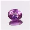 Gemma Sciolta Zaffiro Naturale Viola Rosa Ceylon Oval 1.00 Ct Taglio