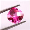 1,10 CT AAA Naturale Zaffiro Rosa Ceylon Sciolto Taglio Cuscino Gemma 6x6 MM