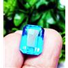 harshj_0 6.50 Ct Acquamarina Brasiliana Rettangolare Smeraldo Certificata Pietra Sciolta