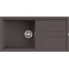 Elleci Lavello cucina 1 vasca 100x51 cm da incasso in Keratek Cocoa Elleci Best 480 LKB48087