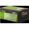 Lexmark 702C ciano toner (70C20C0) - 702C