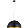 M LEDME Lampadario da soffitto Pople Nero 1 x E27 M LEDME