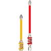 Stibtmr Set Di Punta Per Avvitatore,2 Pezzi Set Di Punte Magnetico - Punte Antiscivolo Resistenti Con Molla Per Lavori Domestici E Professionali Su Edilizia Metalli Mobili