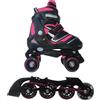 Garlando Pattini a Rotelle Trasformabili in Linea 2 in1 Reverse Fucsia - S