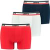 Levi's Boxer, Boxer Uomo, Bianco/Blu/Rosso, S