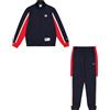 Champion Legacy Retro Sport (220338) - Soft Compact Powerblend Fleece High-neck Tuta sportiva, Blu Blu Marino/Vermiglione (NNY/CRD/WHT), S Uomo FW24