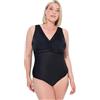 Ulla Popken Badeanzug, Laura, String Detail Costume Intero Donna (Pacco da 1)