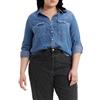 Levi's Plus Size Doreen Utility Magliette in Tessuto, in Toppe 2, XXL Donna
