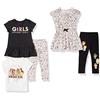 Amazon Essentials Disney | Marvel | Star Wars | Frozen | Princess Set di Capi da combinare e Abbinare Bambine e Ragazze, Pacco da 5, Principessa, 4 Anni