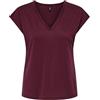 ONLY ONLFREE Life - Top da Donna Regular Fit XS S M L XL XXL Nero Bianco Verde, Tawny Port, M