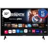 Stream System - Smart Easy Whale TV 32, HD Ready, Frameless (senza cornice), Chr