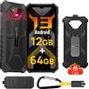 Ulefone Armor X13 Rugged Smartphone Android 15, 12GB + 64GB/SD-256GB 6300 mAh Te